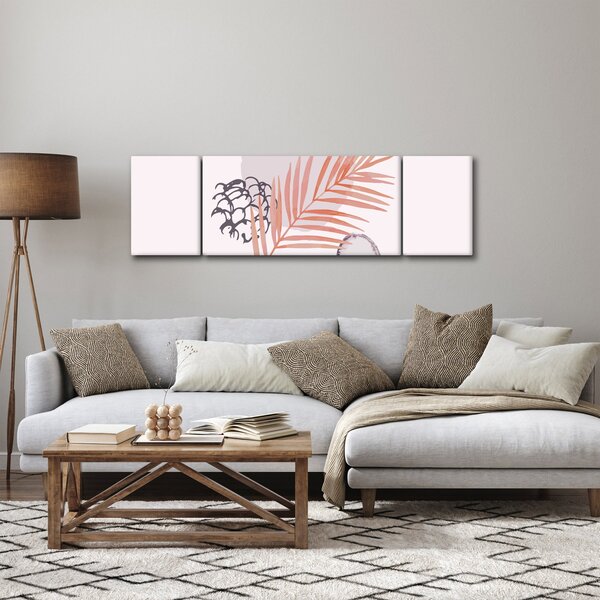 Obraz - Fioletowy minimalizm N⁰3 (170x50 cm)
