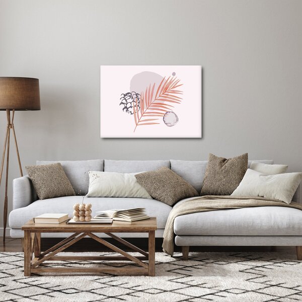 Obraz - Fioletowy minimalizm N⁰3 (70x50 cm)