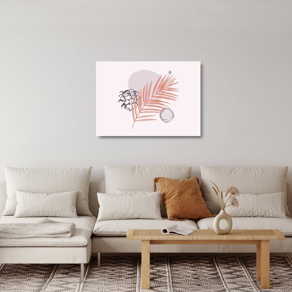 Obraz na szkle - Fioletowy minimalizm N⁰3 (70x50 cm)
