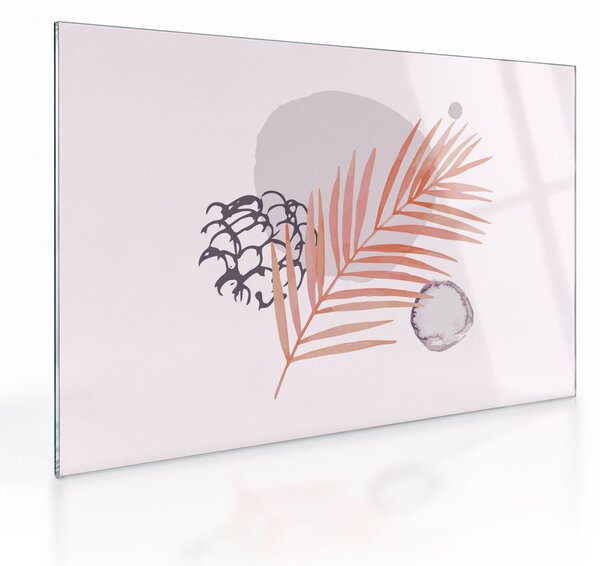 Obraz na szkle - Fioletowy minimalizm N⁰3 (70x50 cm)