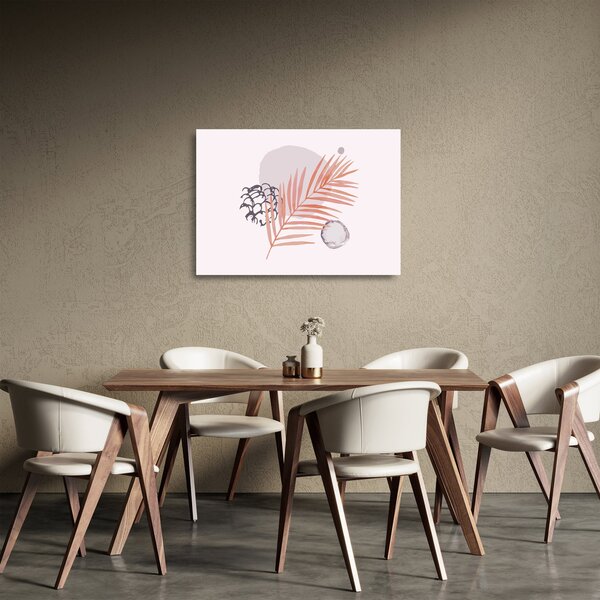 Obraz na szkle - Fioletowy minimalizm N⁰3 (70x50 cm)