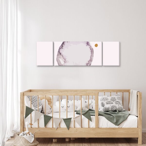 Obraz - Fioletowy minimalizm N⁰4 (170x50 cm)