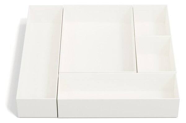 Kartonowe organizery do szuflady zestaw 5 szt. Emma Paper Laminate – Bigso