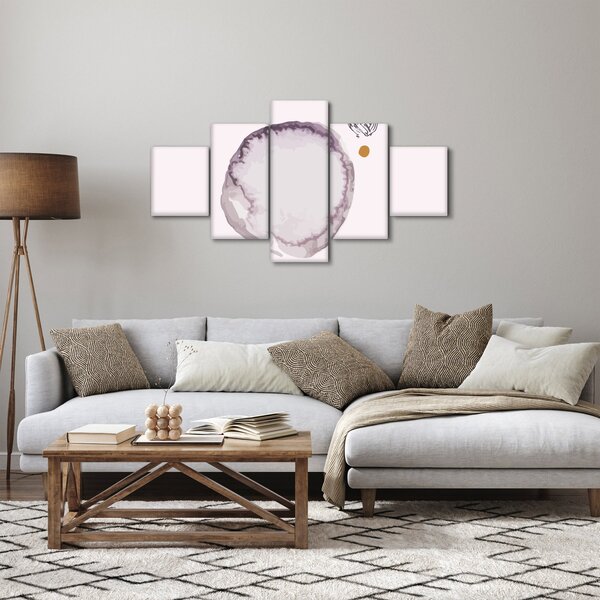 Obraz - Fioletowy minimalizm N⁰4 (125x70 cm)