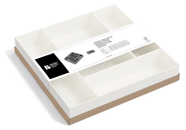 Kartonowe organizery do szuflady zestaw 5 szt. Emma Paper Laminate – Bigso