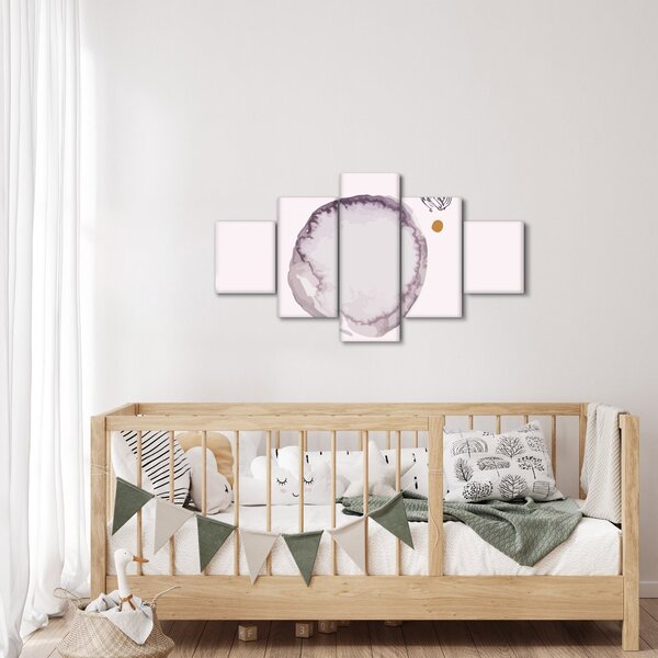 Obraz - Fioletowy minimalizm N⁰4 (125x70 cm)