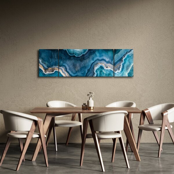 Obraz - Detal akwamarynu (170x50 cm)