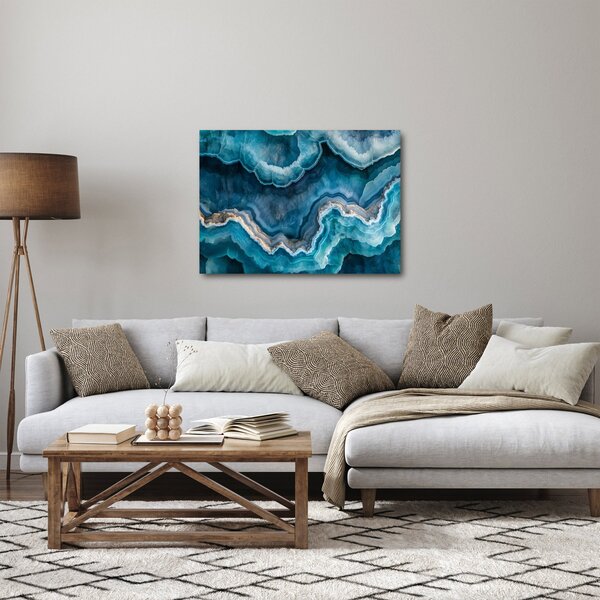 Obraz - Detal akwamarynu (70x50 cm)
