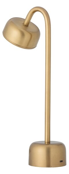 Lampa stołowa LED w kolorze złota ze ściemniaczem i metalowym kloszem (wysokość 35,5 cm) Niko – Bloomingville
