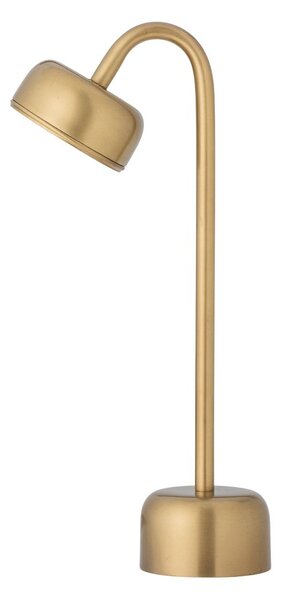 Lampa stołowa LED w kolorze złota ze ściemniaczem i metalowym kloszem (wysokość 35,5 cm) Niko – Bloomingville