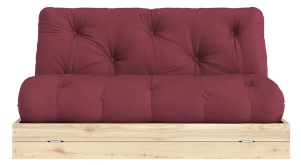 Bordowa rozkładana sofa 145 cm Flip – Karup Design