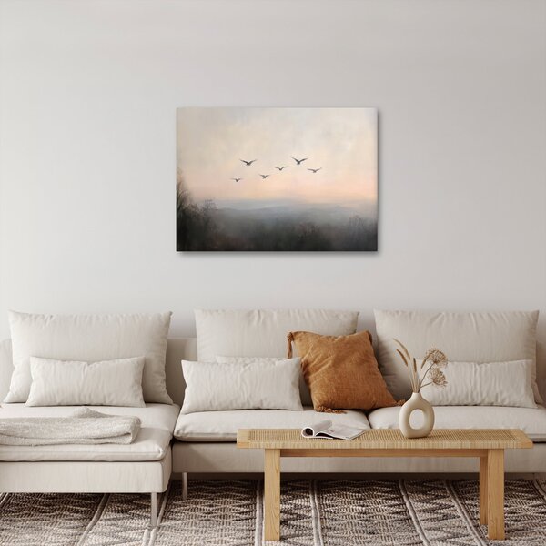 Obraz - Stado ptaków (70x50 cm)