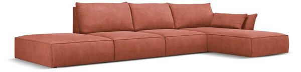 Czerwony narożnik (prawostronny) Vanda – Mazzini Sofas