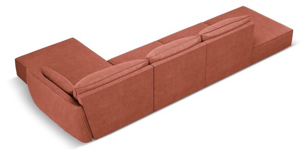 Czerwony narożnik (prawostronny) Vanda – Mazzini Sofas