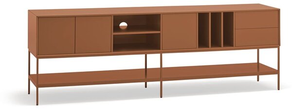 Ceglasta szafka pod TV 220x74x45 cm Platt – Teulat