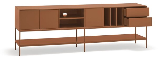 Ceglasta szafka pod TV 220x74x45 cm Platt – Teulat