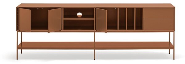 Ceglasta szafka pod TV 220x74x45 cm Platt – Teulat