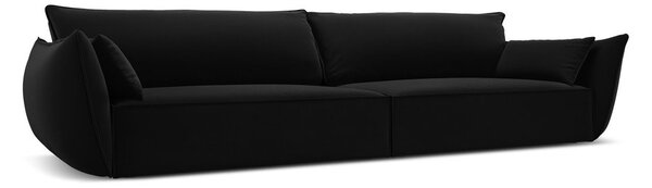 Czarna aksamitna sofa 248 cm Vanda – Mazzini Sofas