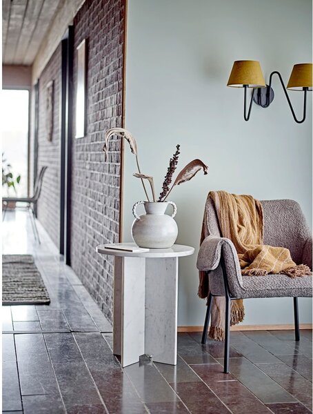 Marmurowy okrągły stolik ø 46 cm Jasmia – Bloomingville