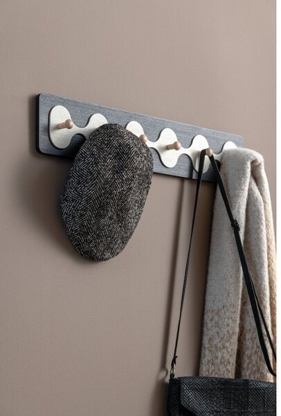 Czarny wieszak ścienny 60 cm Rizar – PT LIVING