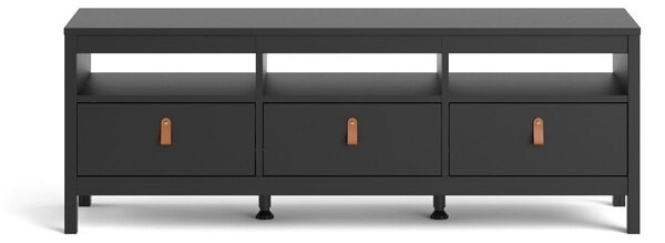 Czarna szafka pod TV 151x54 cm Madrid – Tvilum