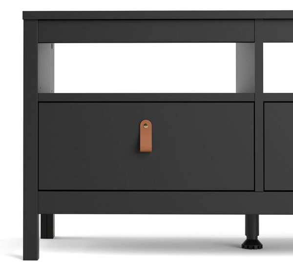 Czarna szafka pod TV 151x54 cm Madrid – Tvilum