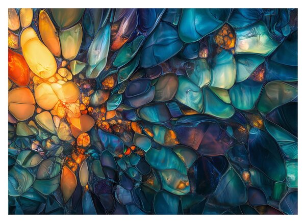 Obraz na szkle - Szklana mozaika (70x50 cm)