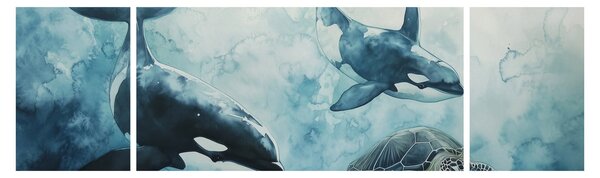 Obraz - Malowidło podwodne (170x50 cm)