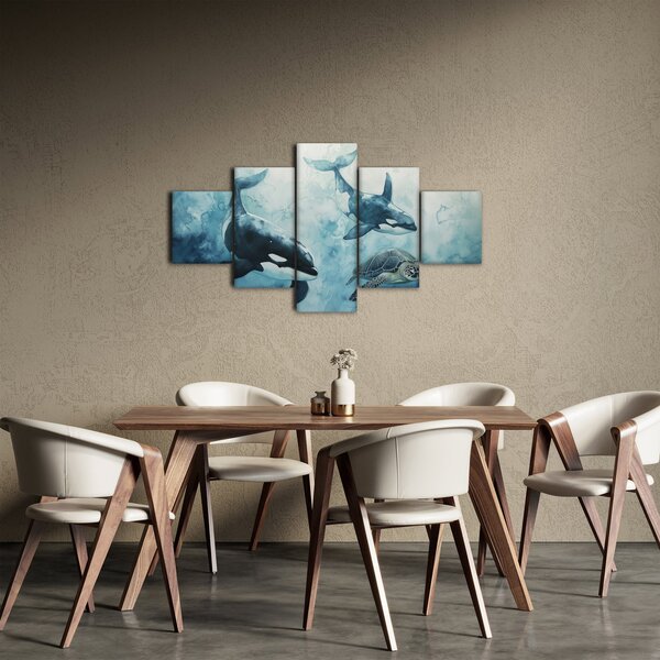 Obraz - Malowidło podwodne (125x70 cm)
