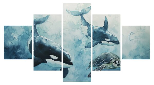 Obraz - Malowidło podwodne (125x70 cm)