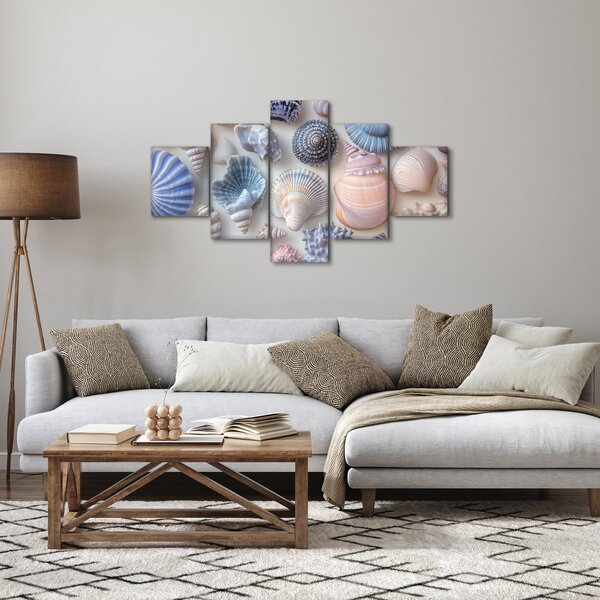 Obraz - Kolekcja muszli (125x70 cm)