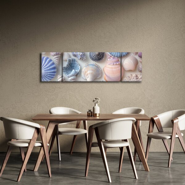Obraz - Kolekcja muszli (170x50 cm)