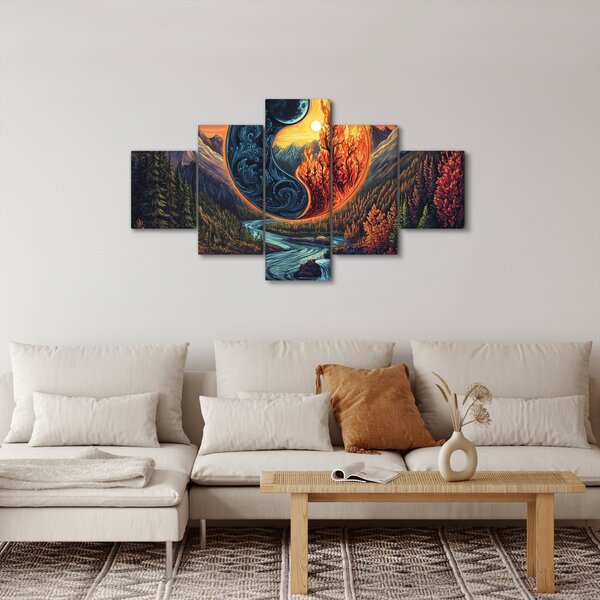 Obraz - Żywioły (125x70 cm)