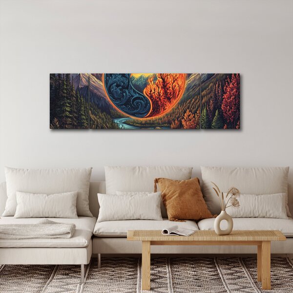 Obraz - Żywioły (170x50 cm)