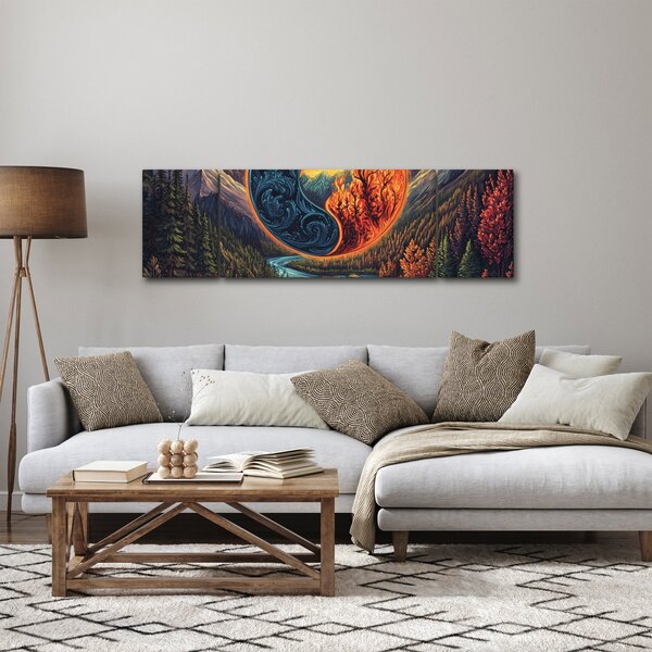 Obraz - Żywioły (170x50 cm)