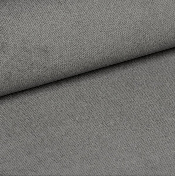 Tapicerowane łóżko kontynentalne GLORIEN VELVET 80x200 cm szare Materac: Materac sprężynowy Bonell