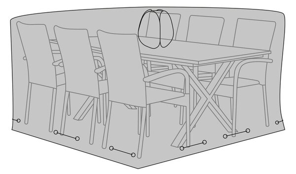 Pokrowiec ochronny na stół ogrodowy 235x155x95 cm – House Nordic