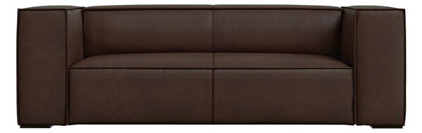 Ciemnobrązowa skórzana sofa 212 cm Madame – Windsor & Co Sofas