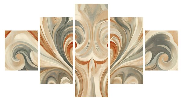 Obraz - Wiry w ziemistych barwach (125x70 cm)