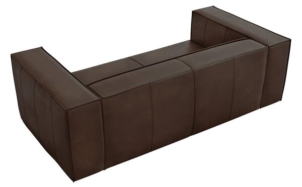Ciemnobrązowa skórzana sofa 212 cm Madame – Windsor & Co Sofas