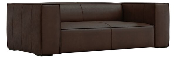Ciemnobrązowa skórzana sofa 212 cm Madame – Windsor & Co Sofas