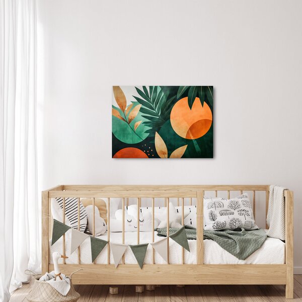 Obraz - Geometryczne motywy naturalne (70x50 cm)