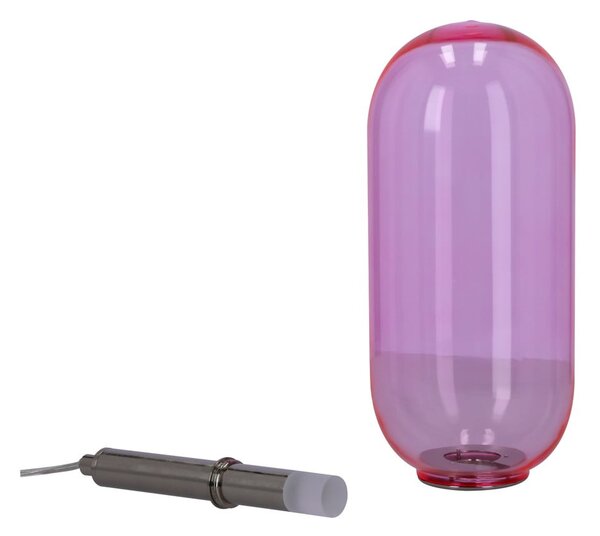 Fioletowa lampa wisząca LED ze szklanym kloszem ø 13 cm Fiuggi – Candellux Lighting
