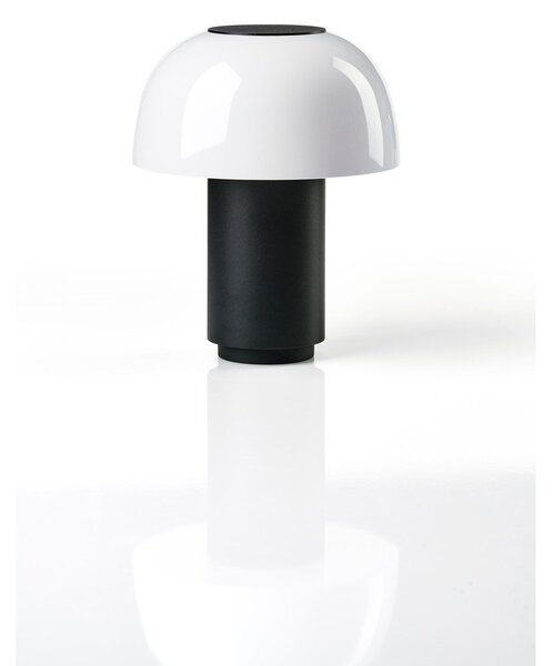 Czarna aluminiowa lampa stołowa LED ze ściemniaczem (wysokość 22 cm) Harvest – Zone