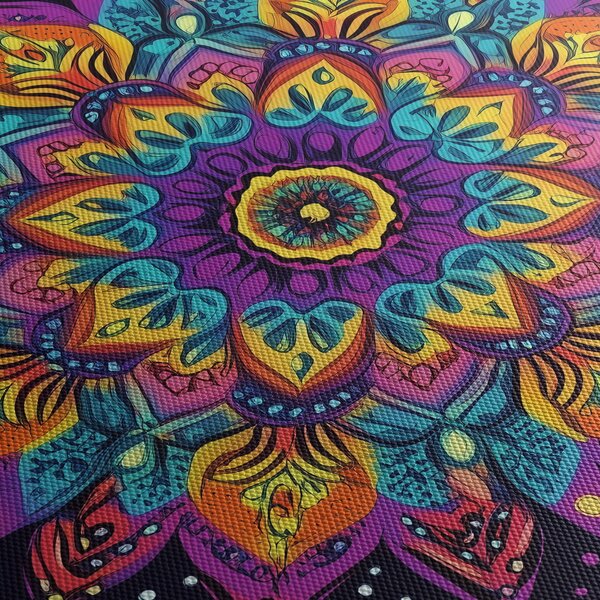 Obraz - Kalejdoskopowa mandala (125x70 cm)