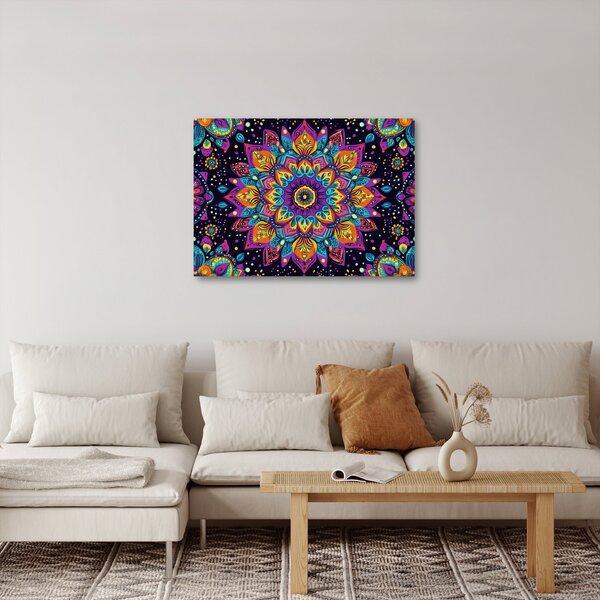 Obraz - Kalejdoskopowa mandala (70x50 cm)