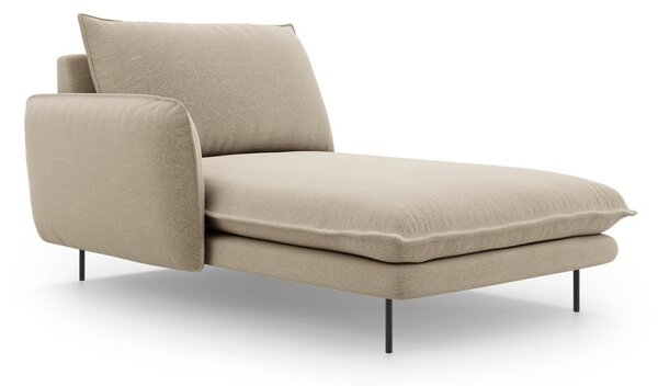 Beżowy szezlong Cosmopolitan Design Vienna, lewostronny