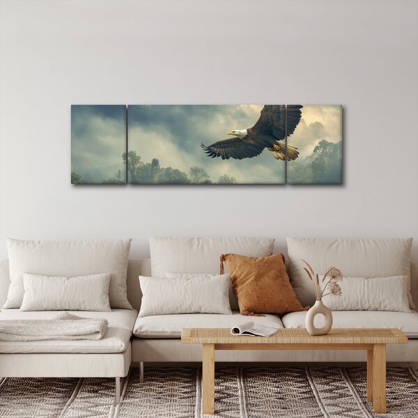 Obraz - Lecący orzeł (170x50 cm)