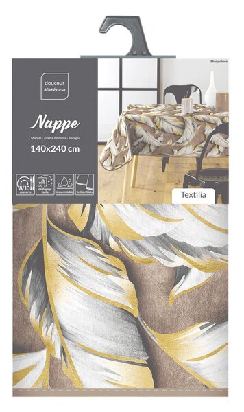 Obrus zmywalny 140x240 cm Ebany – douceur d'intérieur