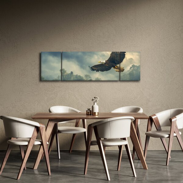 Obraz - Lecący orzeł (170x50 cm)